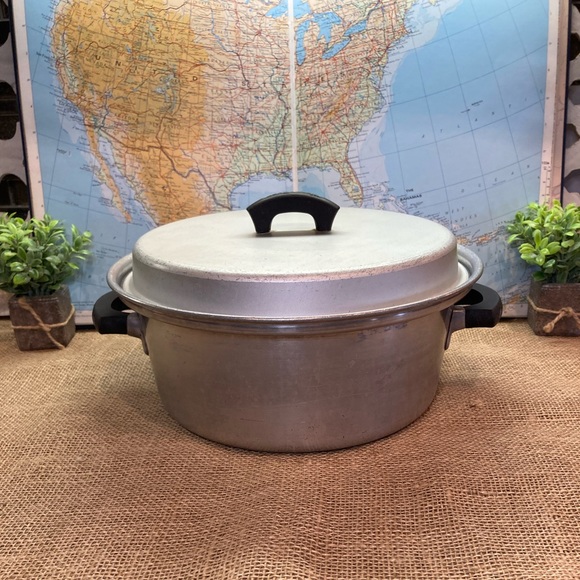 Wear Ever Kitchen Vintage Wearever 4 Qt Aluminum Stock Pot Cookware